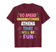 Athena Personalized Women's Gift Custom Athena T-Shirt