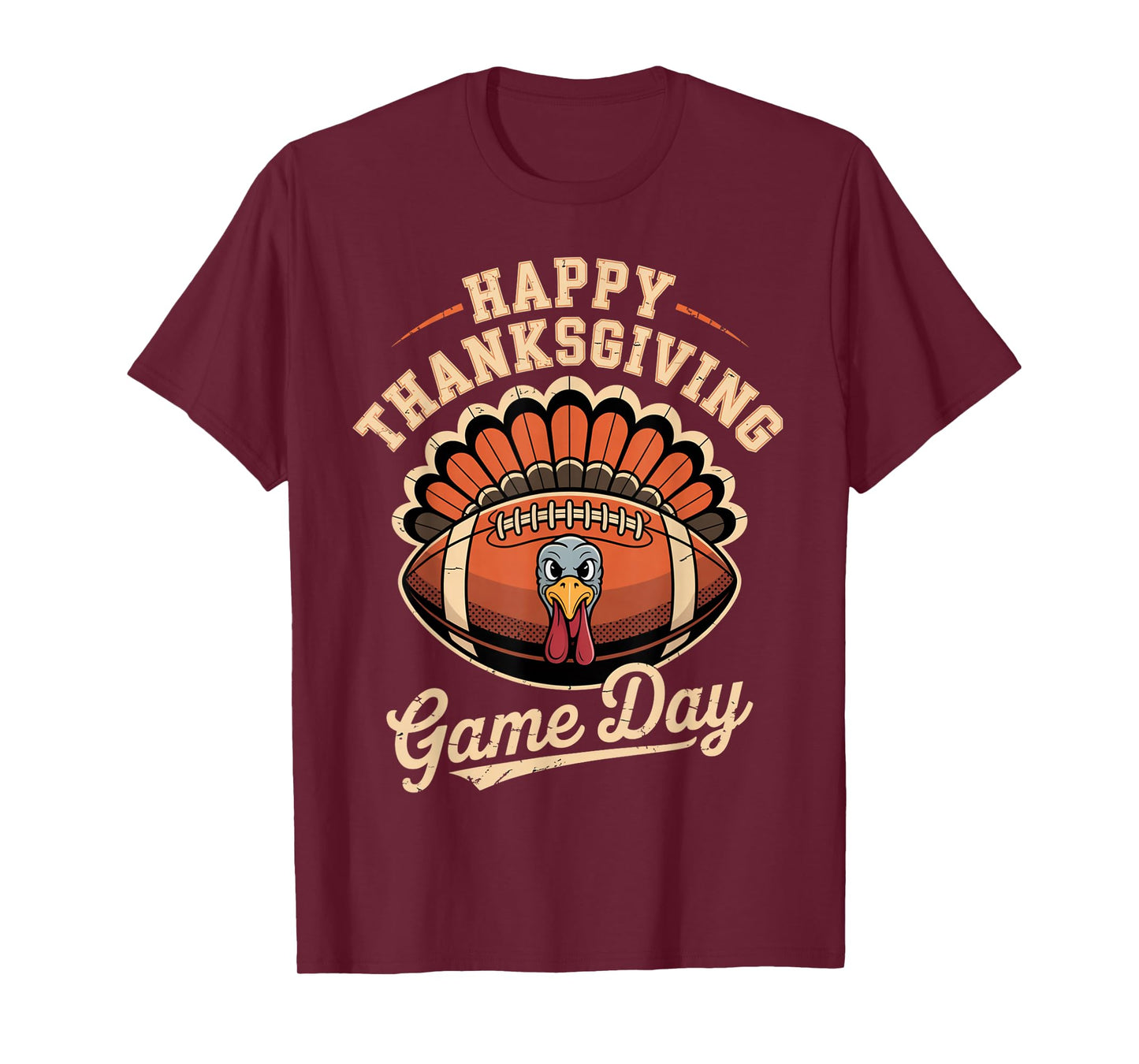 Thanksgiving Game Day Turkey Football Humor Quote T-Shirt