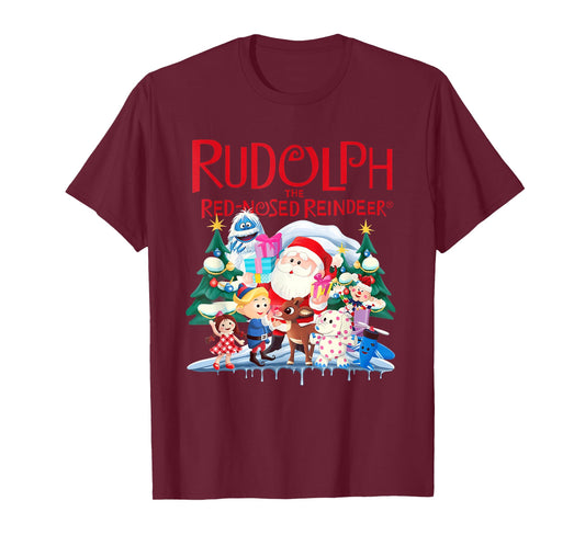 Cute Rudolph The Red Nosed Reindeer Christmas Special Xmas T-Shirt