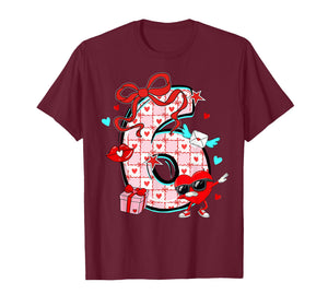 Valentine 67 Six Seven Meme Dabbing Hearts Matching Couple T-Shirt
