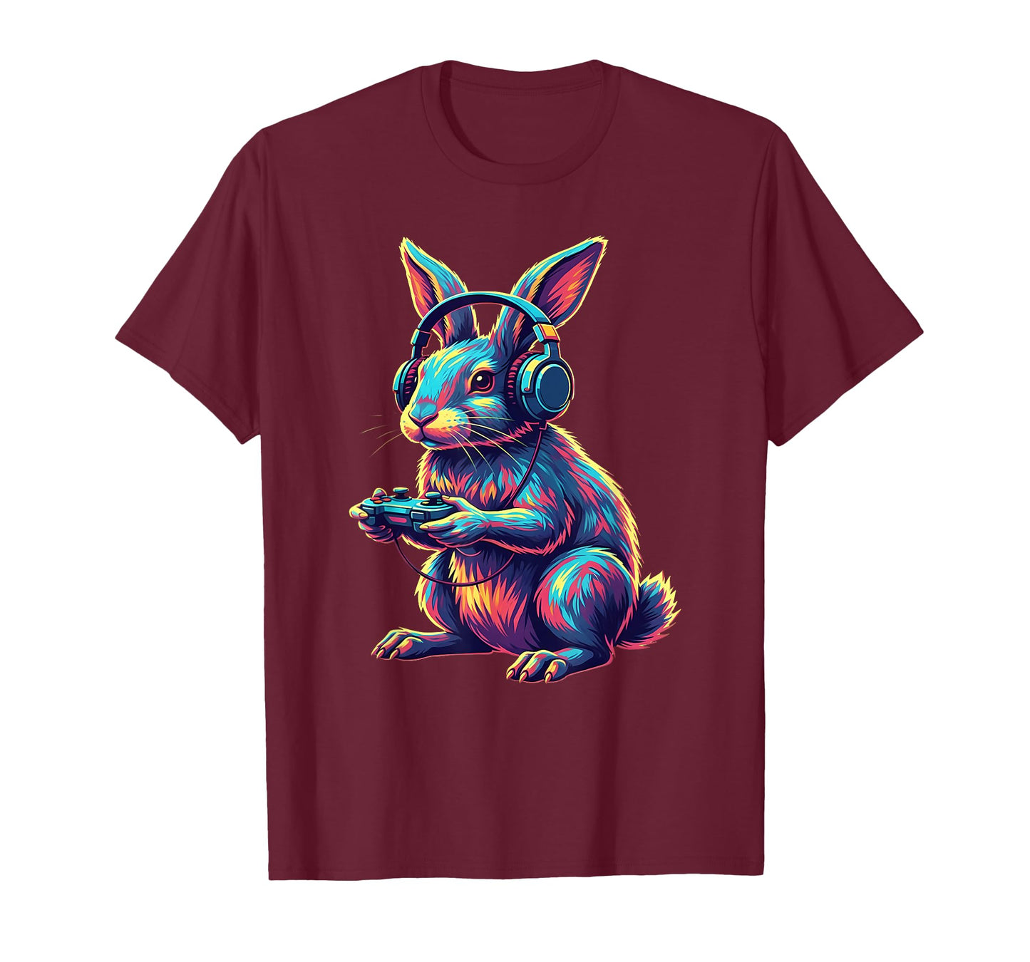 Rabbit Gaming Animal Video Games Funny Rabbit T-Shirt