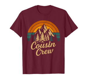 Vintage Cousin Crew Family Matching Camping Cousin Squad T-Shirt