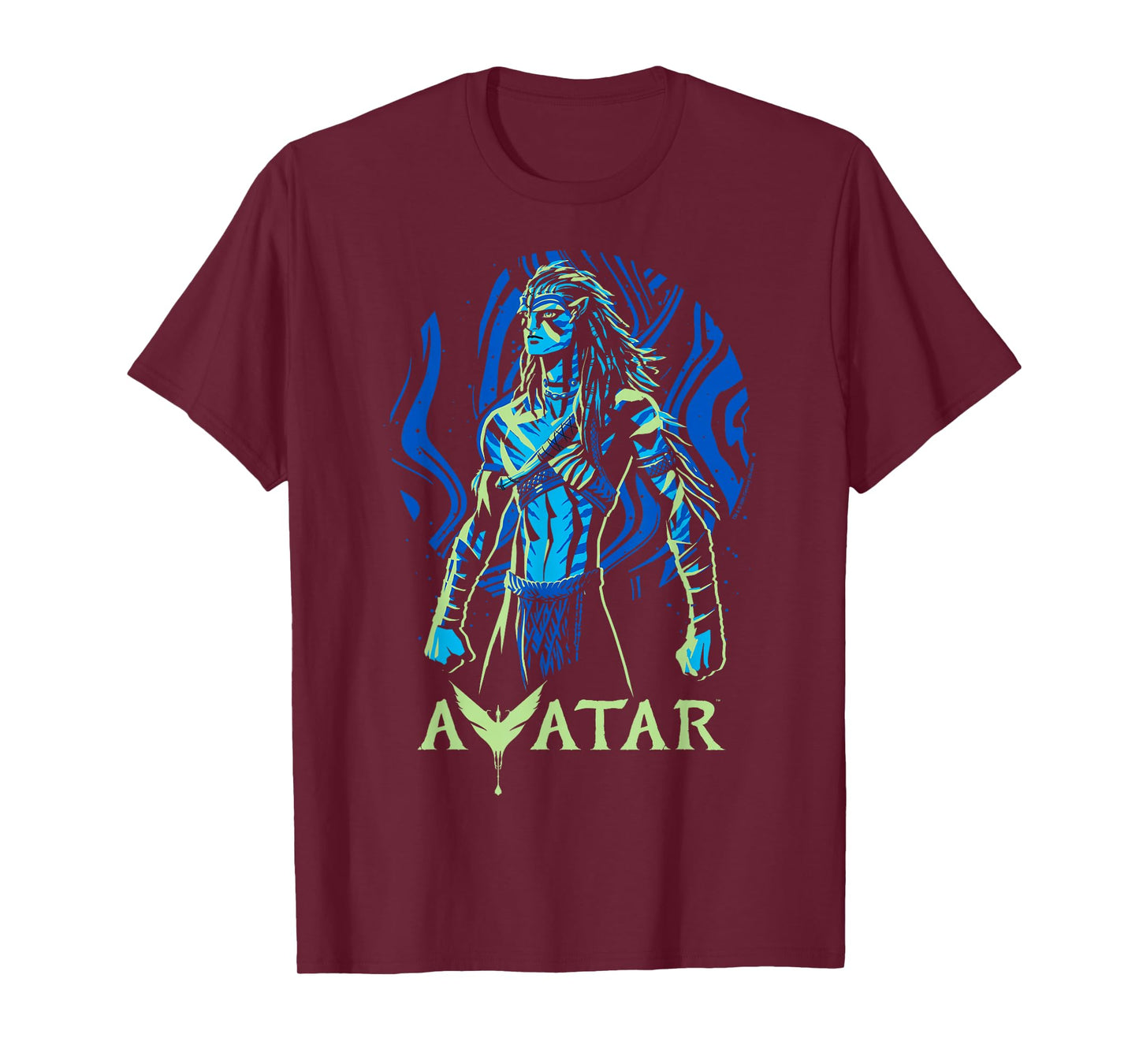 Avatar: Fire and Ash Jake Sully Blue Portrait T-Shirt
