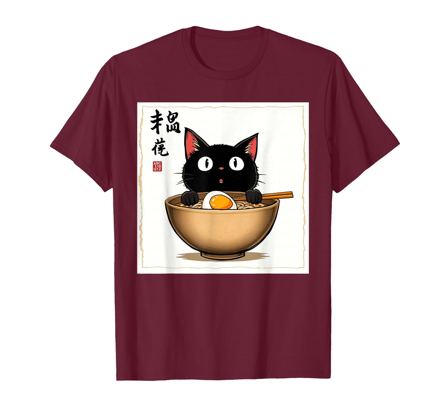 Cute Ramen Cat Kawaii Japanese Anime Cat Lover T-Shirt