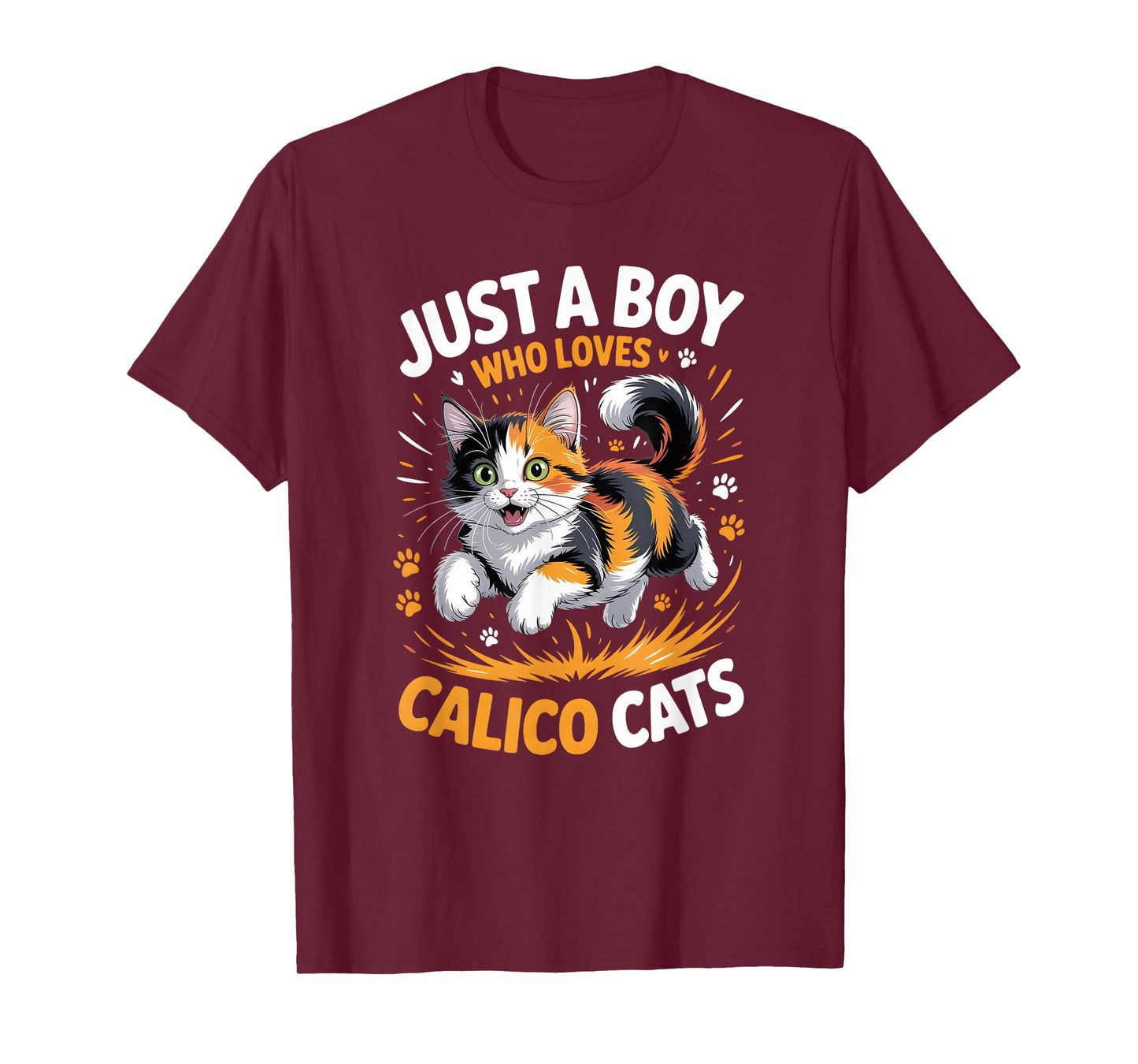 Boys Calico Cat T-Shirt