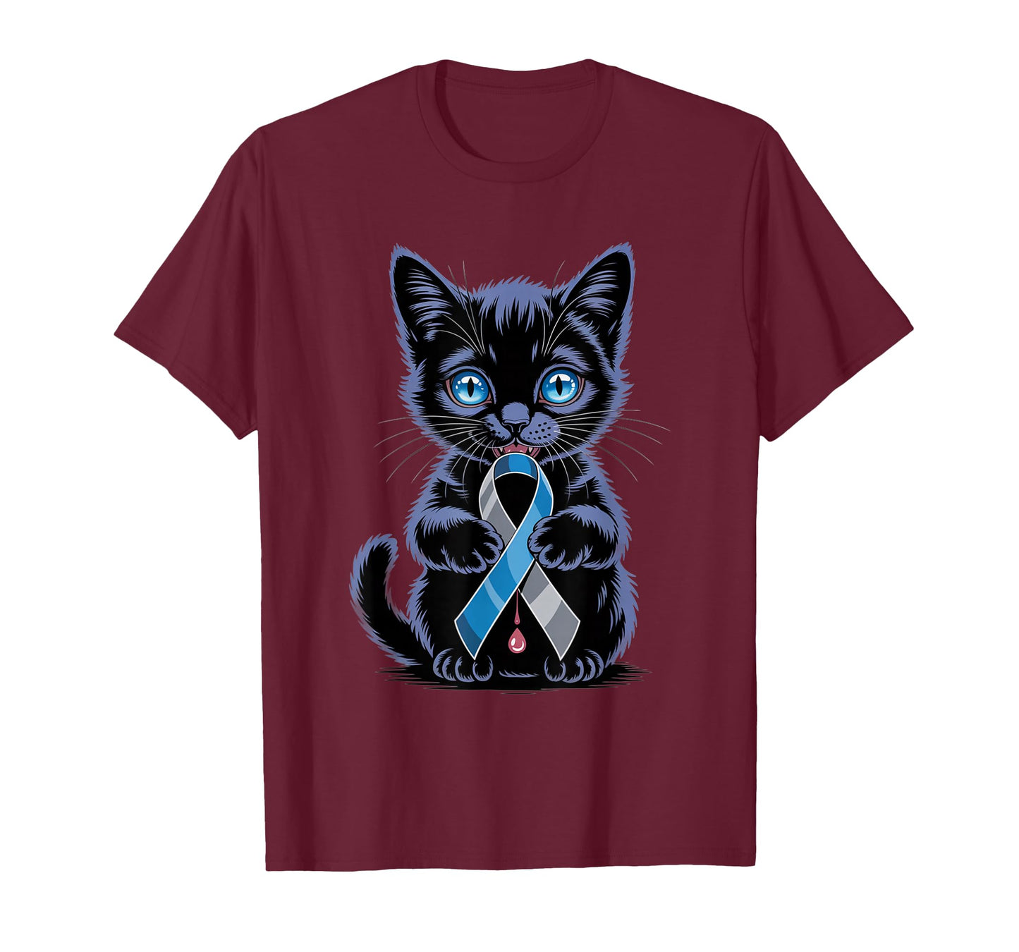 Cute Cat Diabetes Awareness T-Shirt