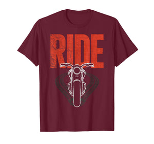 Vintage Ride Motorcycle Apparel - Motorcycling Lover T-Shirt