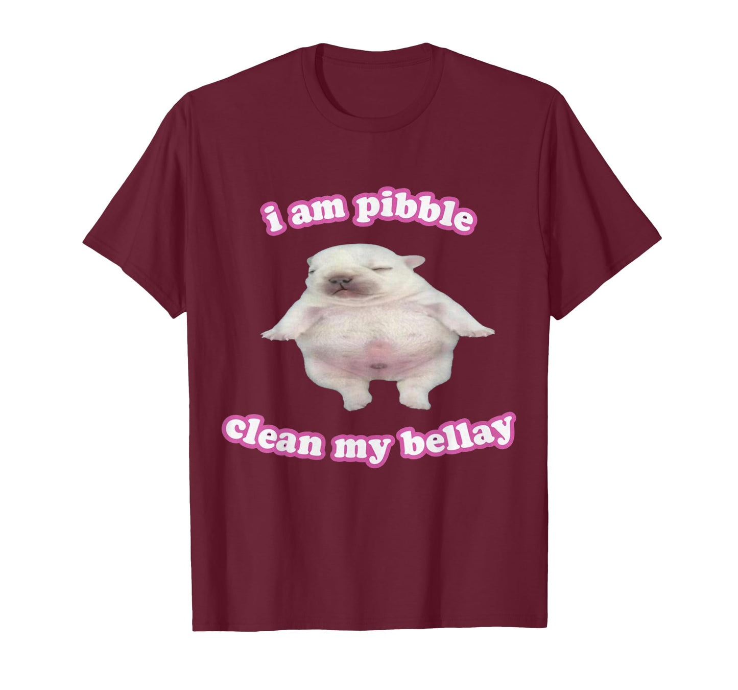 Pink Pibble Dog Meme T-Shirt