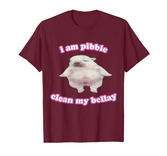 Pink Pibble Dog Meme T-Shirt