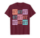 Six Seven Meme Funny 67 Checkered Teacher Kids Girls Boys T-Shirt