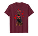 Doberman Pinscher Valentines Day Dog Lover Heart T-Shirt