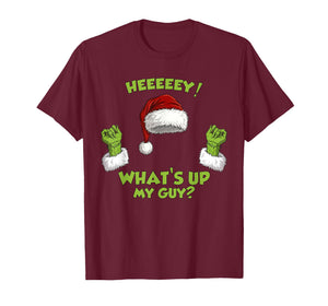 Funny What's Up My Guy Meme Xmas Christmas T-Shirt