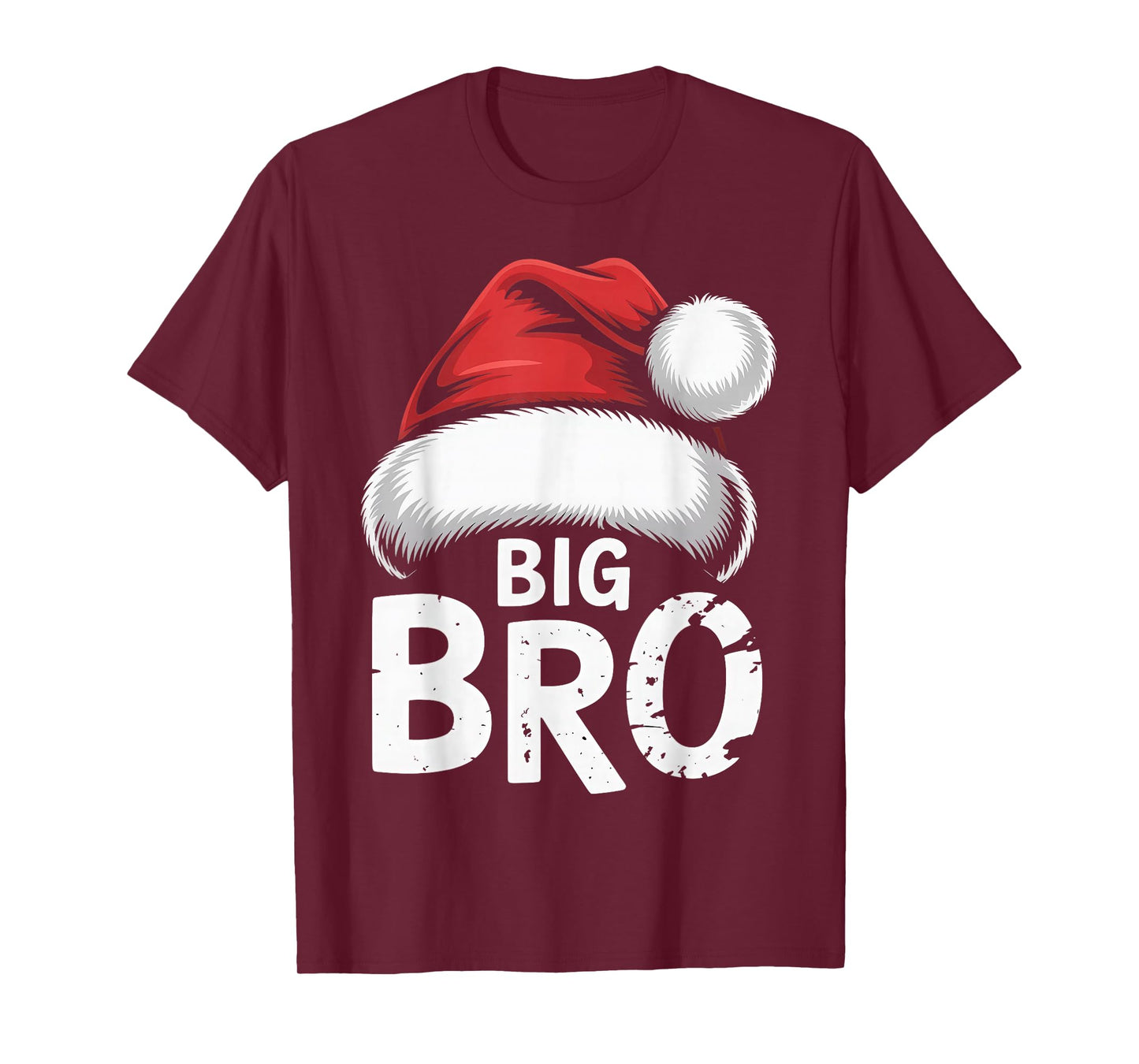 Brother Big Christmas Santa Family Matching Pajamas T-Shirt