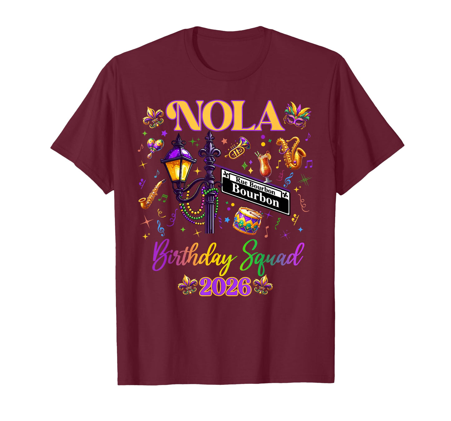 New Orleans Nola 2026 Girls' Birthday Bachelorette T-Shirt