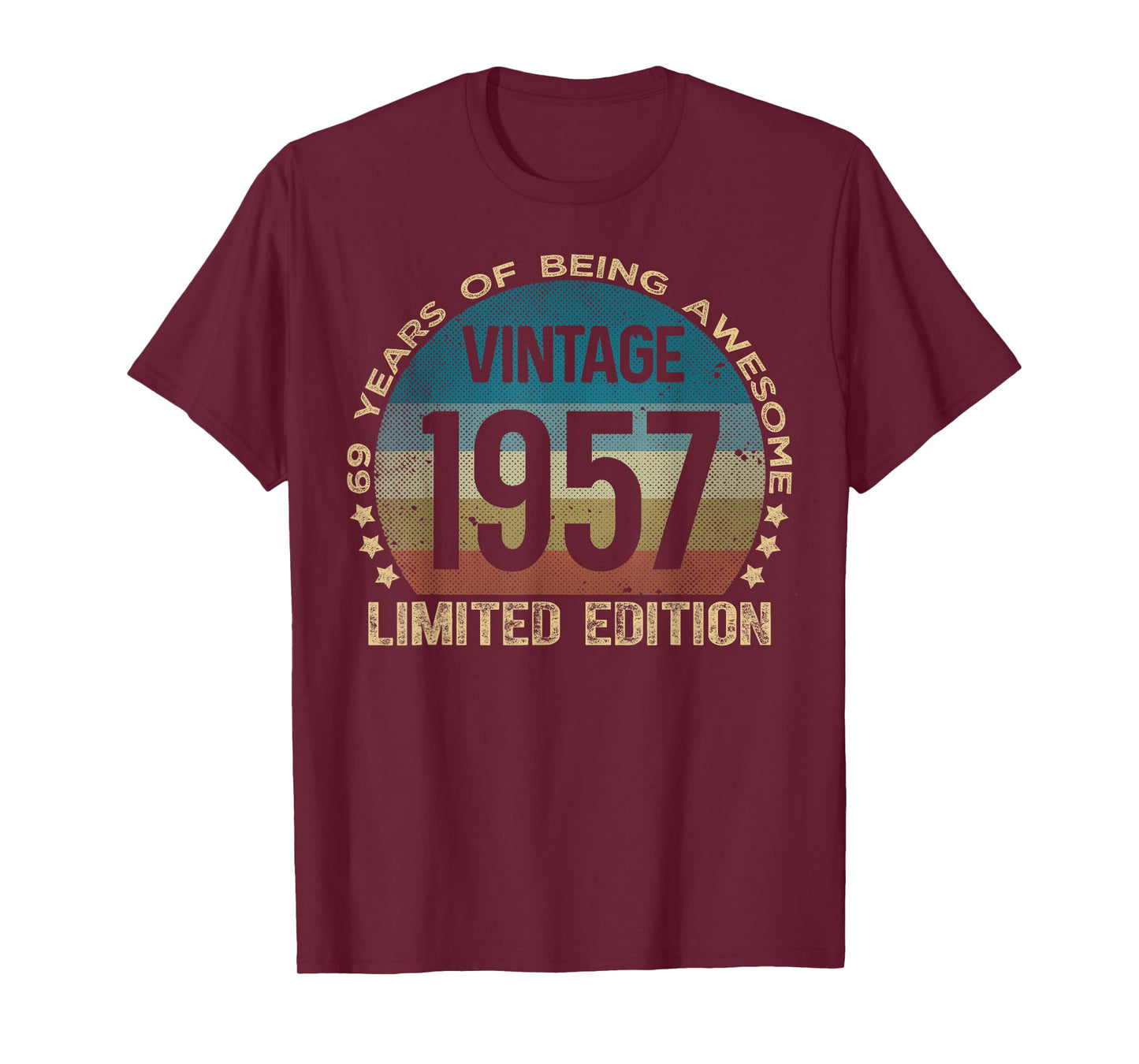 69 Year Old Gifts Vintage 1957 Limited Edition 69th Birthday T-Shirt