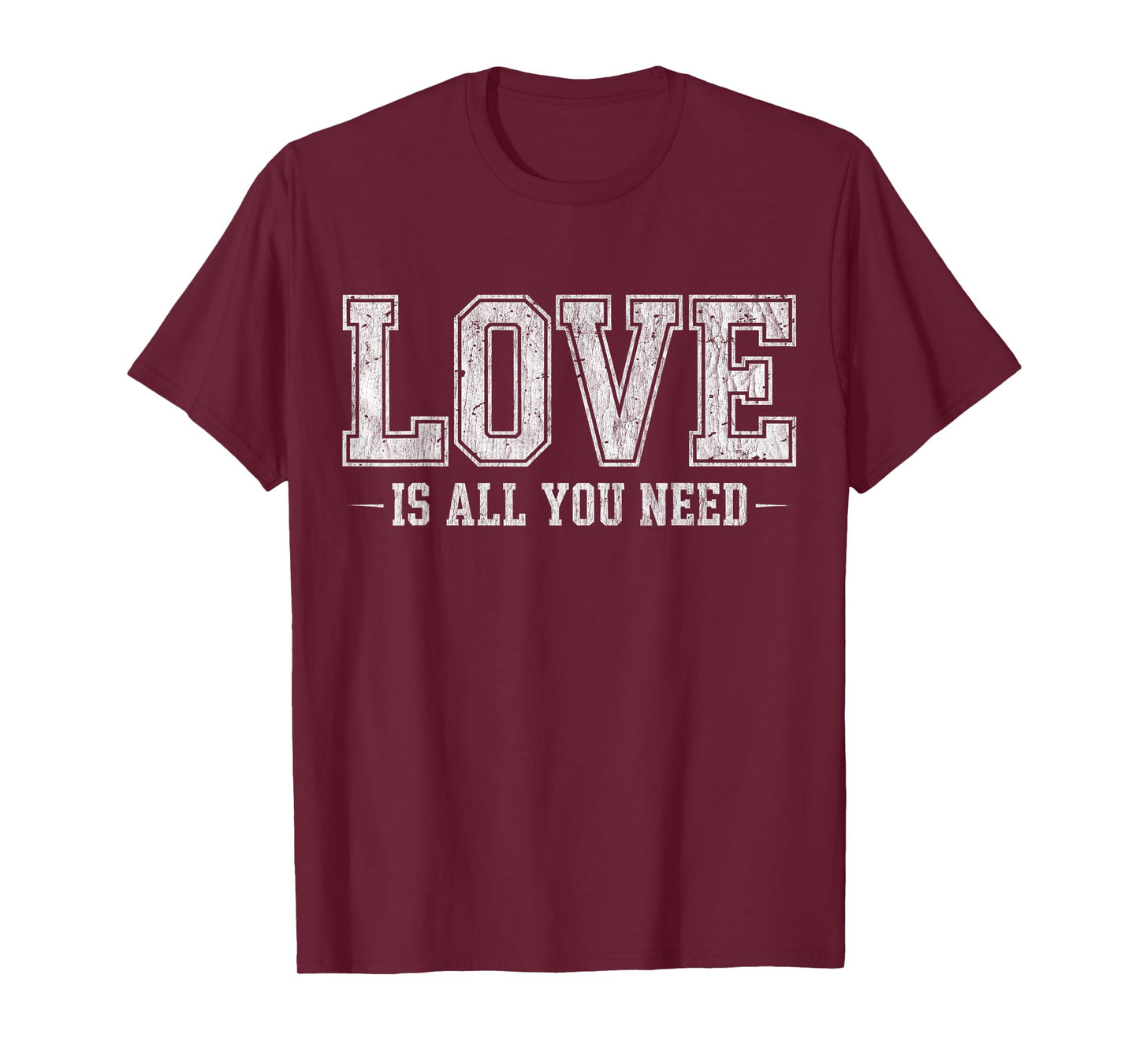 Love is All You Need Distressed T-Shirt