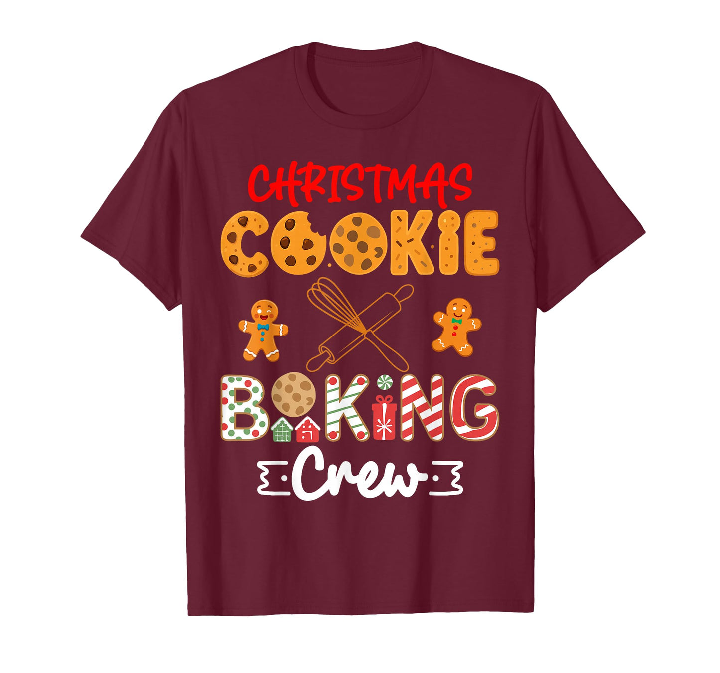 Funny Christmas Cookie Baking Crew Baking Christmas Cookie T-Shirt