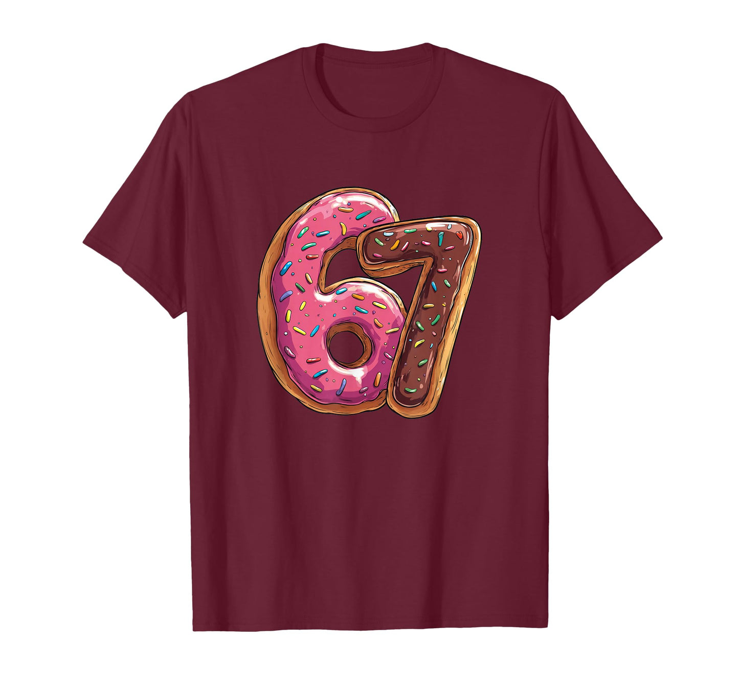 67 Donut Six Seven | Gen Alpha Slang | Meme T-Shirt