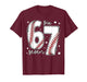 Baseball Meme Six Seven Funny 6-7 Matching Baseball Player T-Shirt