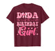 Dada of The Birthday Girl Family Pink Coquette Bow T-Shirt