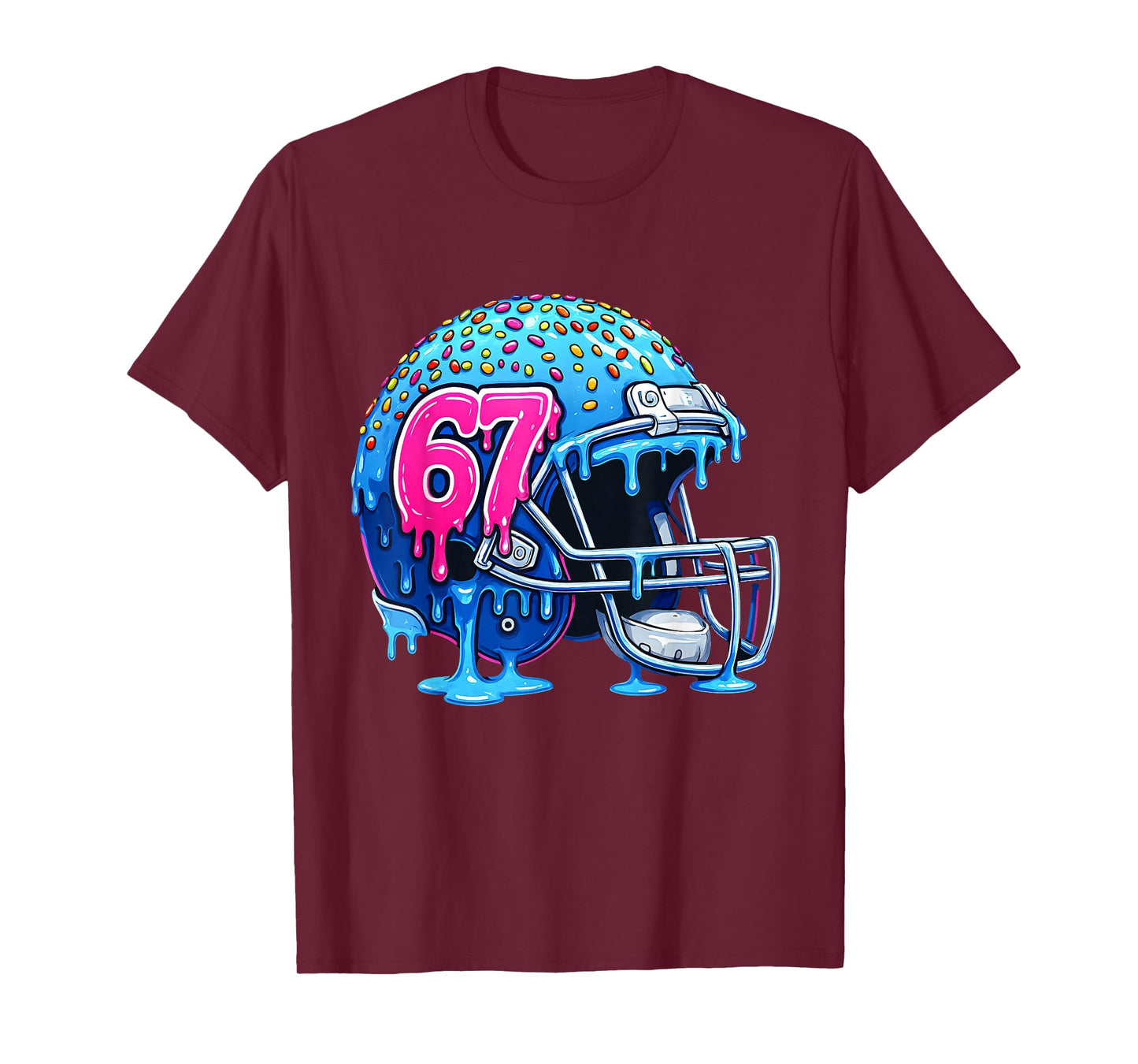 Six Seven Football Drip T-Shirt
