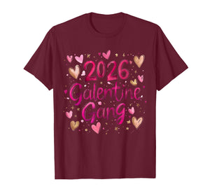 Galentine Gang 2026 Funny Valentines Day Gifts for Friends T-Shirt