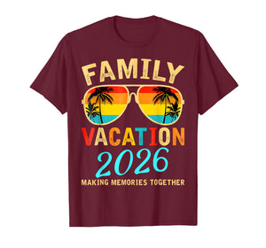 Family Vacation 2026 Beach Matching Summer Vacation 2026 T-Shirt