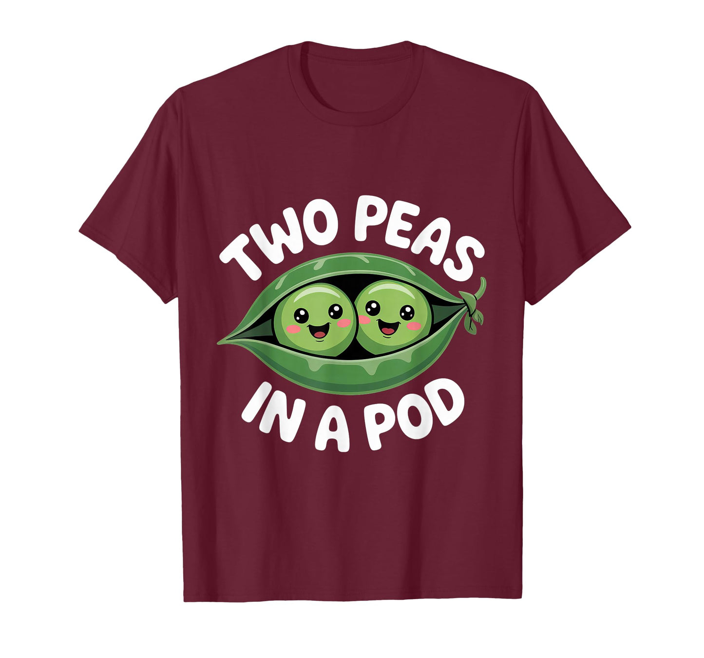Two Peas in A Pod Cute Funny Costume T-Shirt