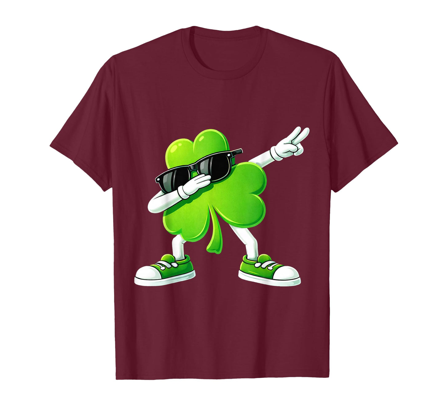 St Patricks Dabbing Shamrock Boys Girls Men St Patricks Day T-Shirt