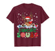 Reindeer Santa Hat Daycare Squad Teacher Christmas Kids T-Shirt