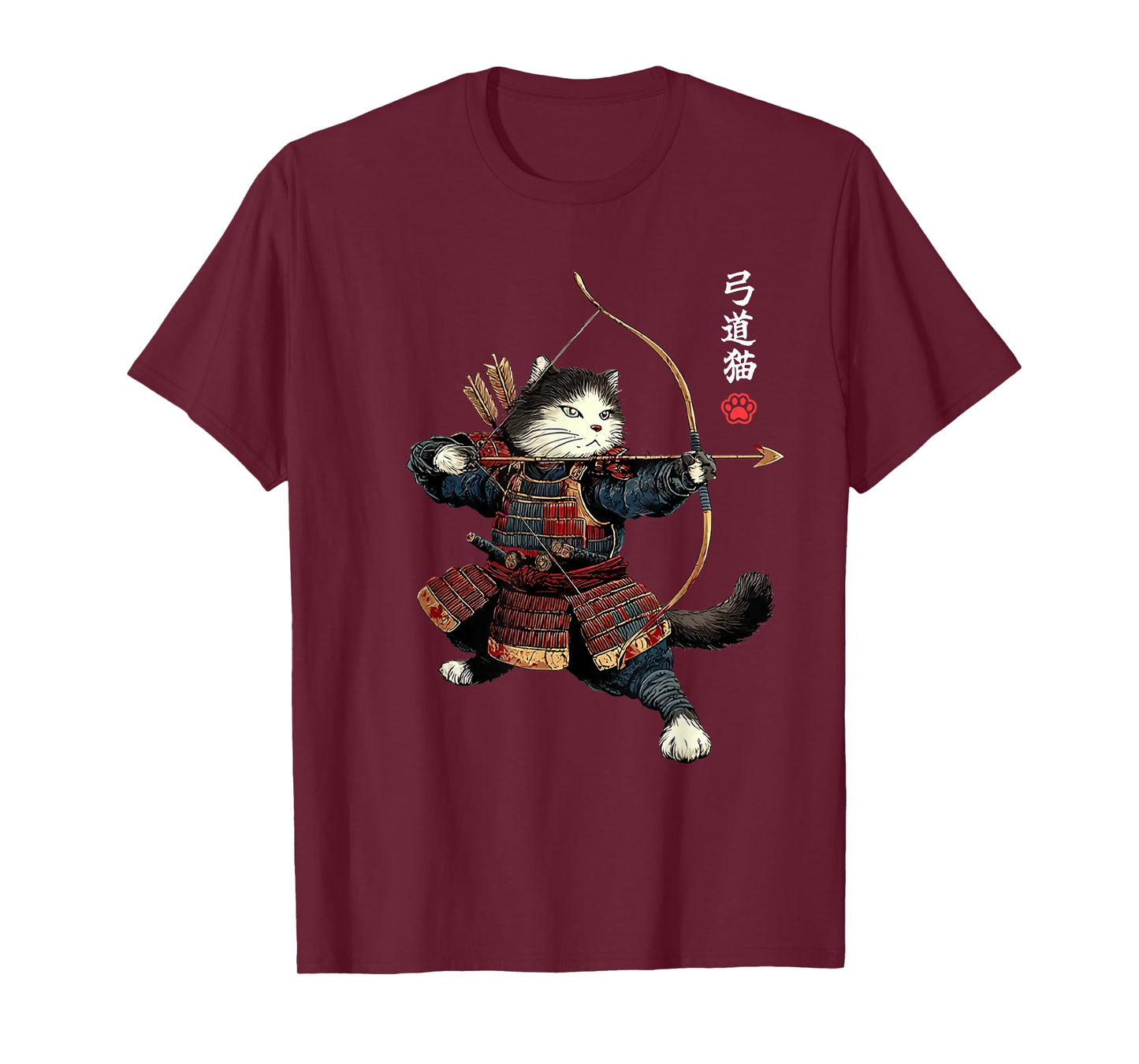 Kyudo Samurai cat T-Shirt