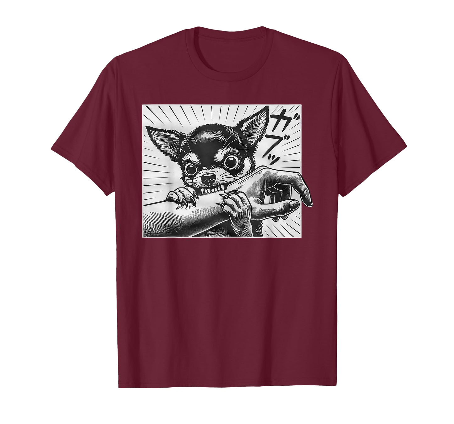 Chihuahua Dog Bite Funny Chihuahua Lover T-Shirt