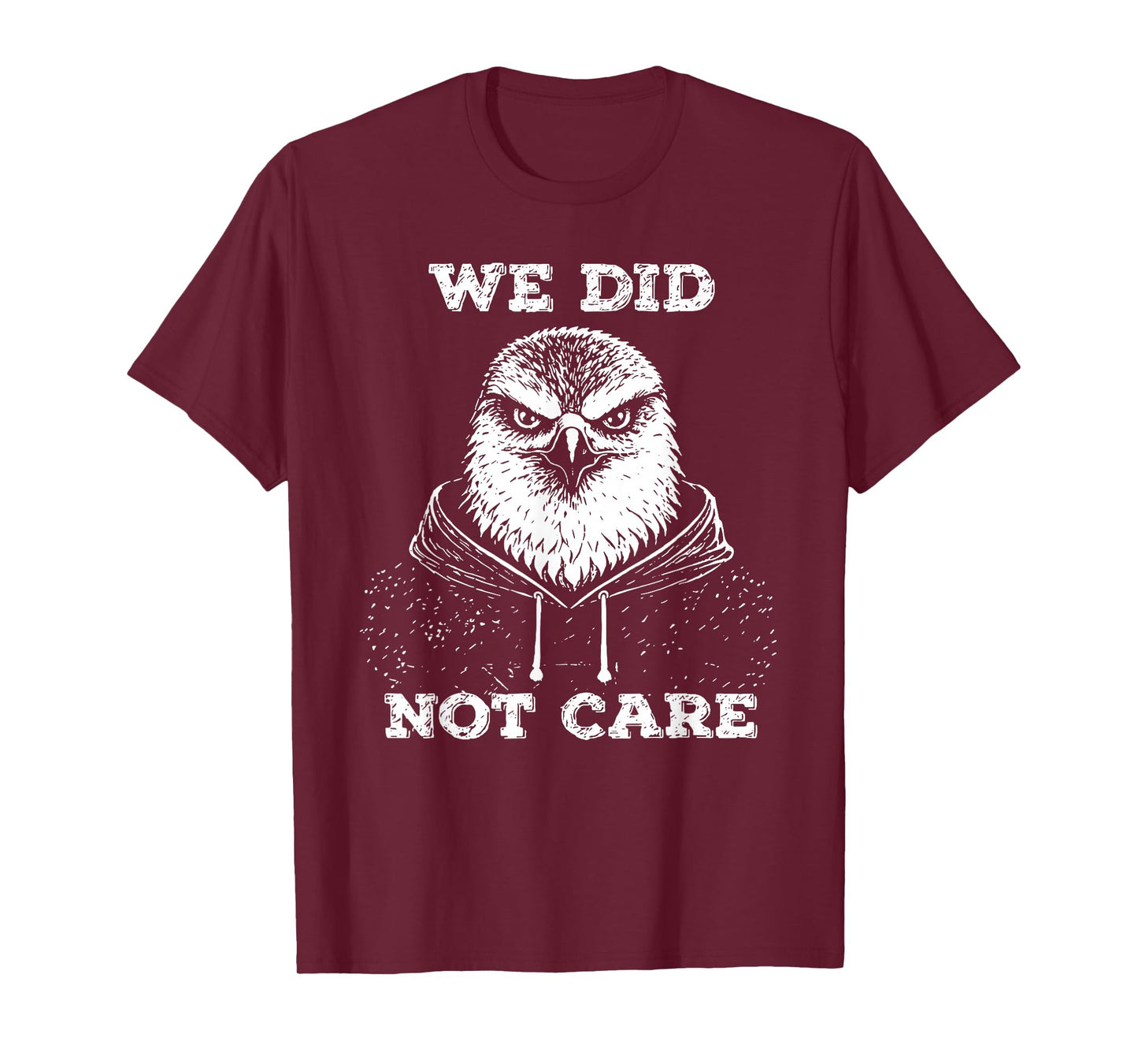 We Did Not Care Retro Vintage T-Shirt