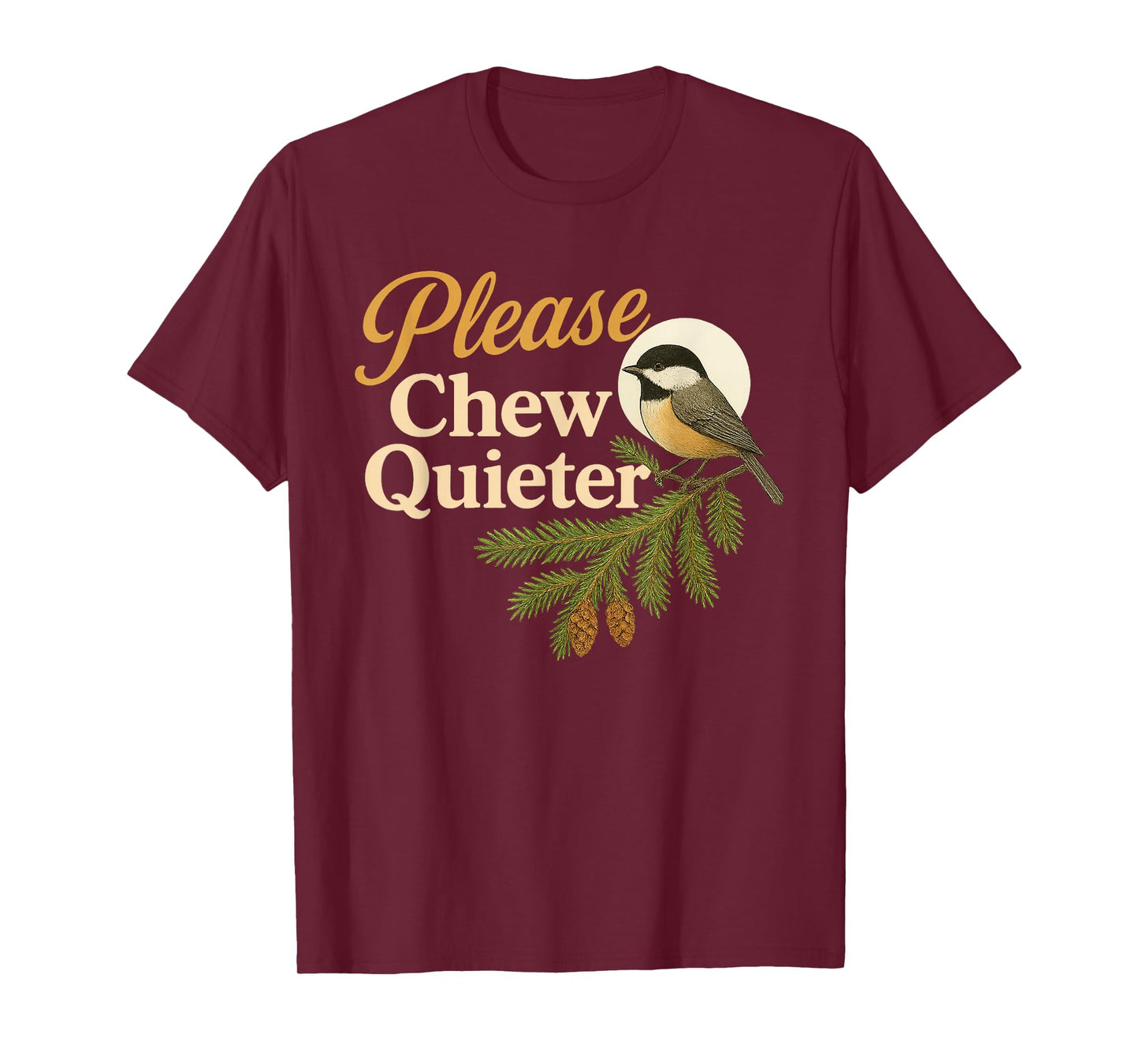 Funny Vintage Bird Nature Illustration T-Shirt