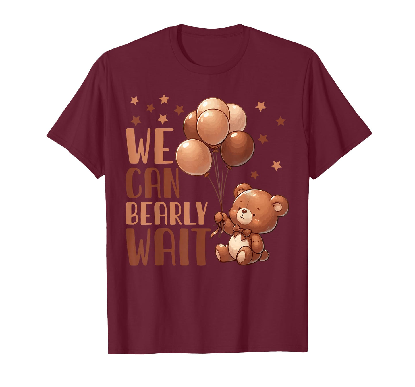 We Can Bearly Wait Baby Shower Party Family Matching T-Shirt