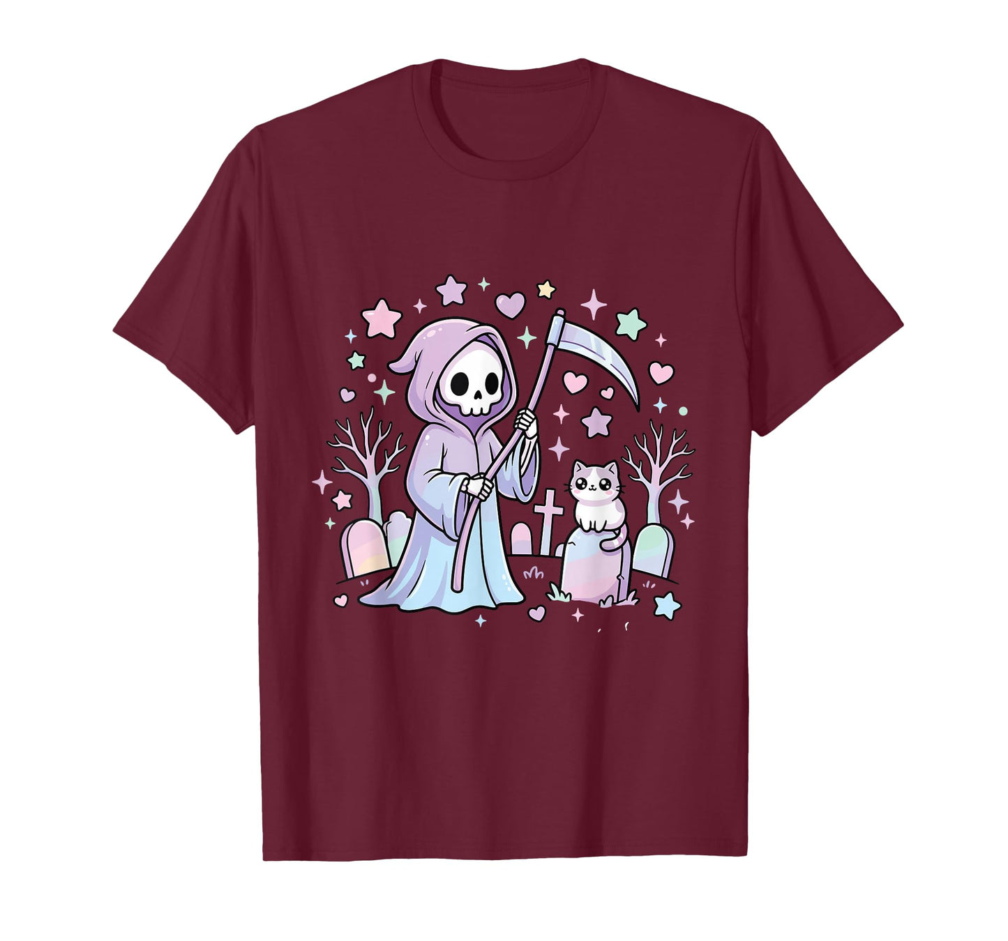 Skeleton Skull Cat T-Shirt