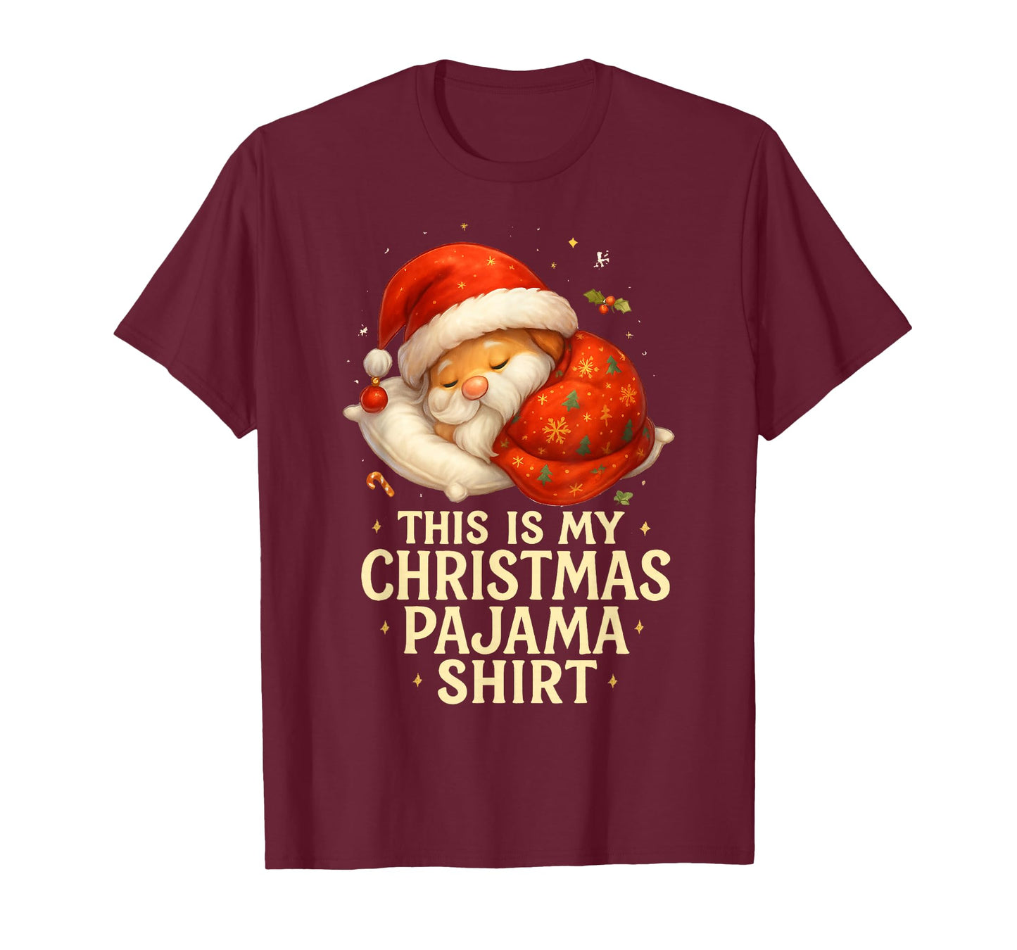 Christmas Gnome Christmas Pajama Xmas T-Shirt