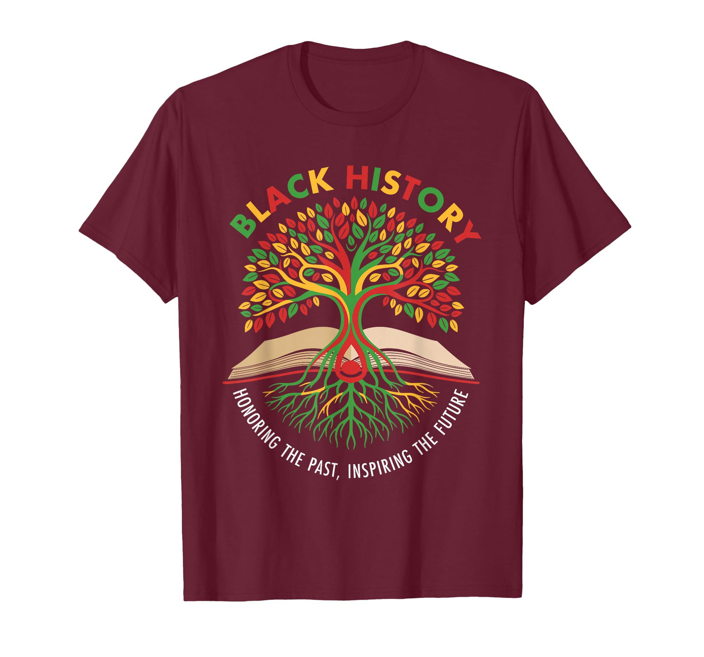 Honoring Past Inspiring Future Men Women Black History Month T-Shirt