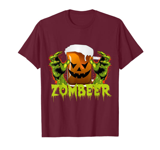 Adult Mr Teenager Beer Zombie Zombeer Drinking Alcohol T-Shirt