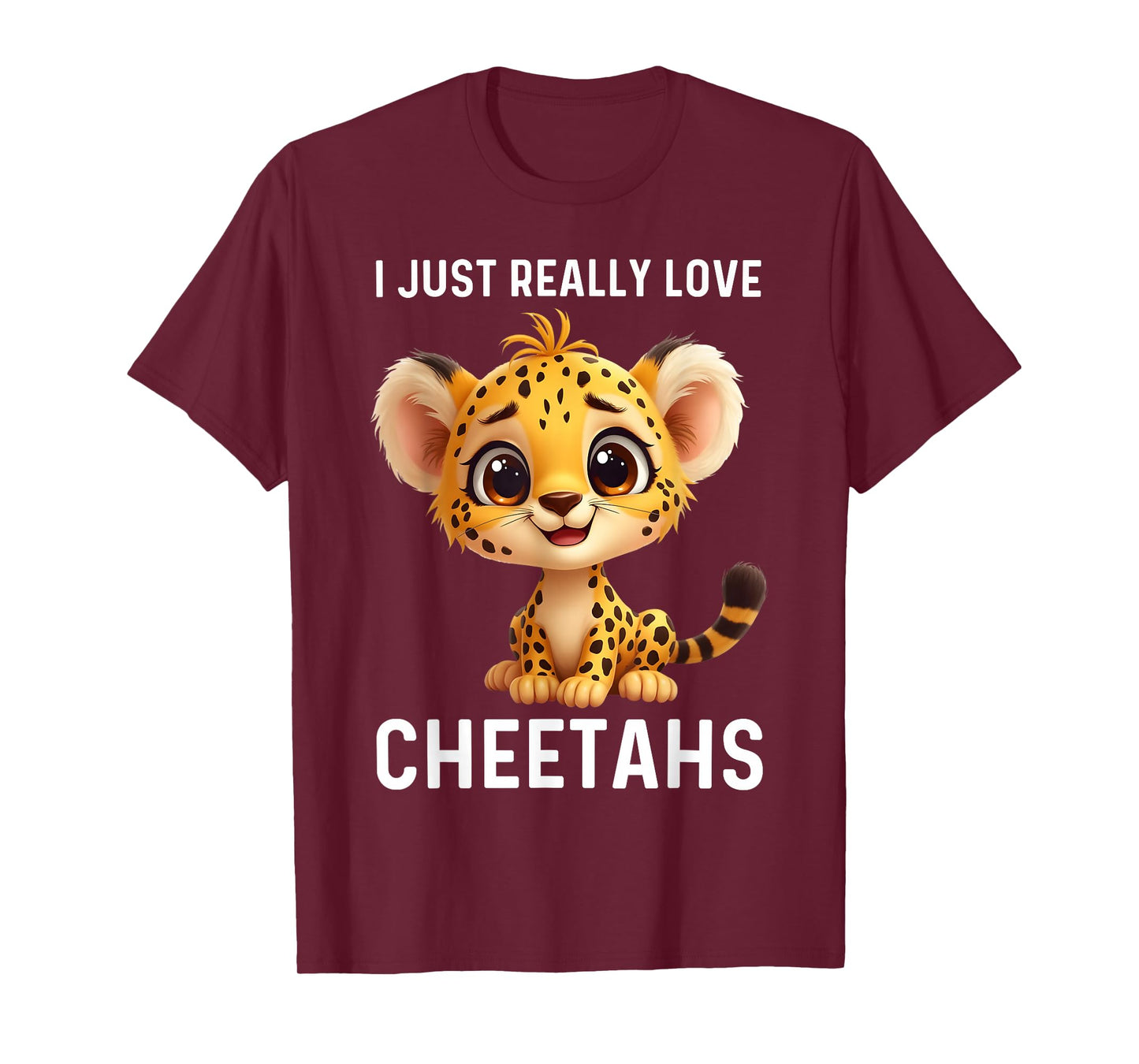 Funny Cheetah Art for Men Women Kids Animal Safari Cheetah T-Shirt