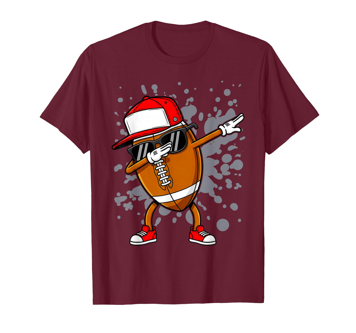 Funny Dabbing Football for Boys Dab with Cap T-Shirt
