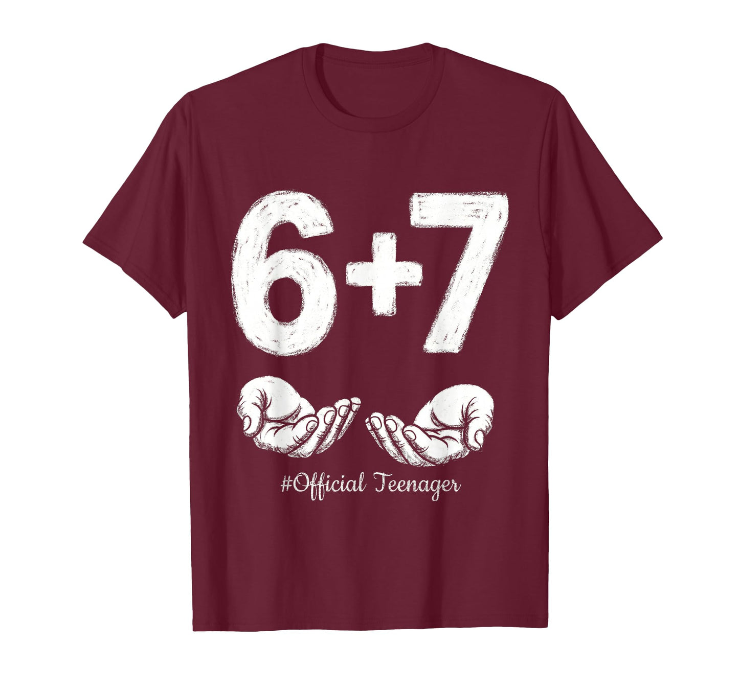 13th Birthday 6 7 Official Teenager Funny 13 Year Old Boy T-Shirt