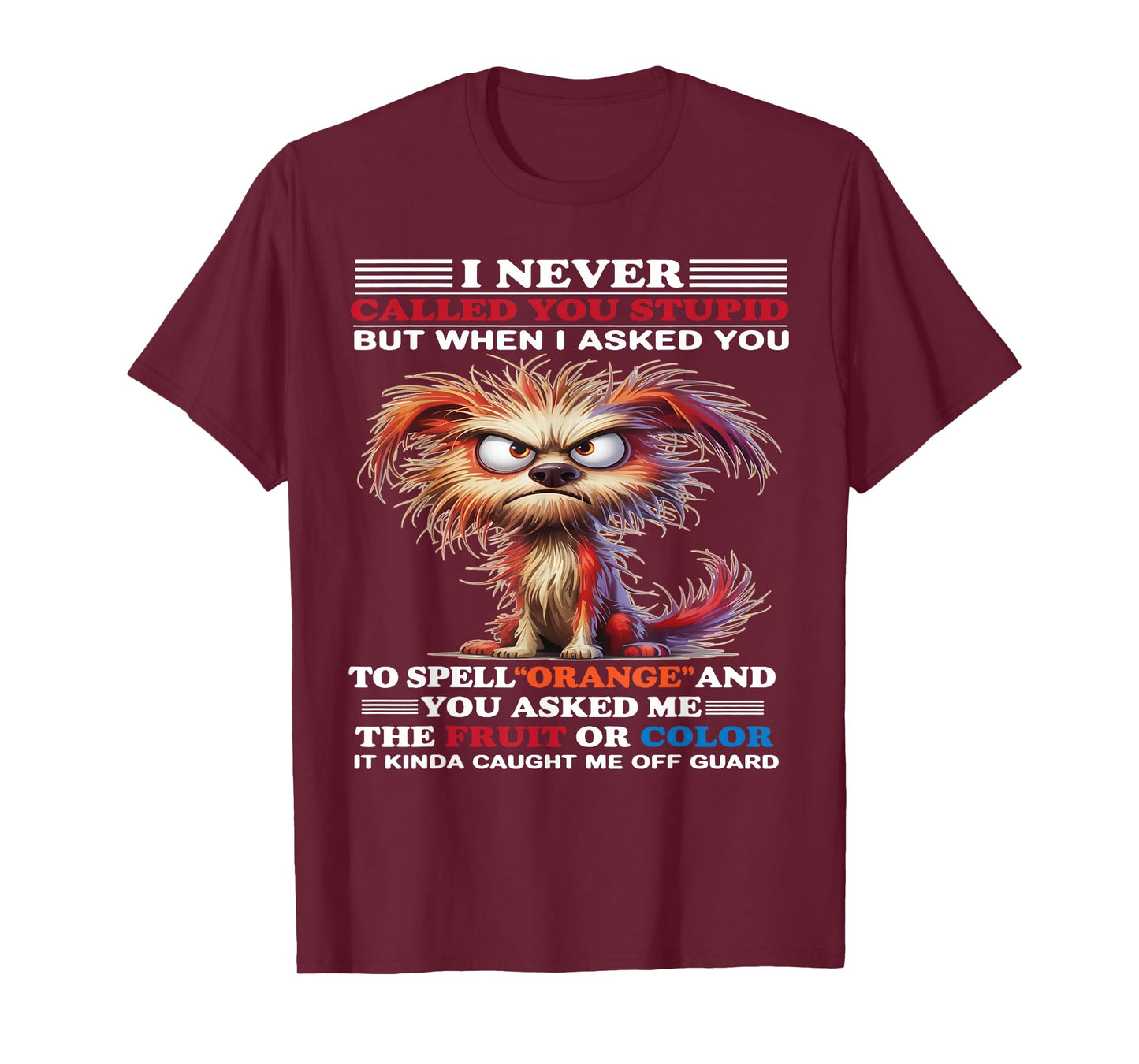 I Never Called You Stupid But When I Asked You to Spell T-Shirt