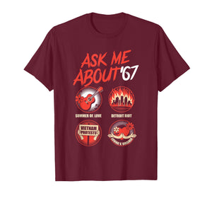 Funny 67 History Teacher Teacher 6 7 Funny Overuse '67 T-Shirt