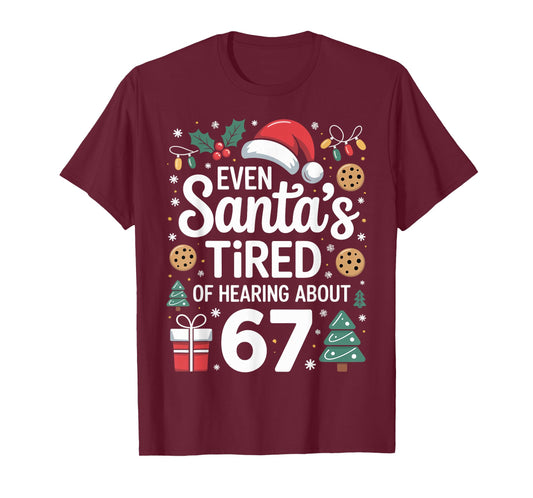 Students Saying 6-7 Funny Six Seven Teacher Christmas Humor T-Shirt
