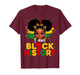 I Am Black History Coquette Pride African American Girl Kid T-Shirt