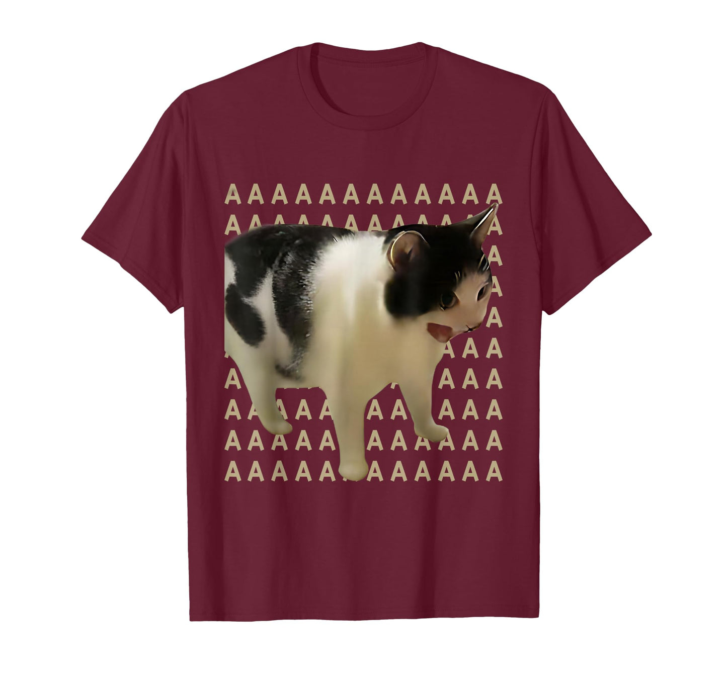 Funny Screaming Cat Meme Dank Meme Silly Cat T-Shirt