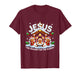 Jesus The Reason for Season Gingerbread Christmas Art T-Shirt