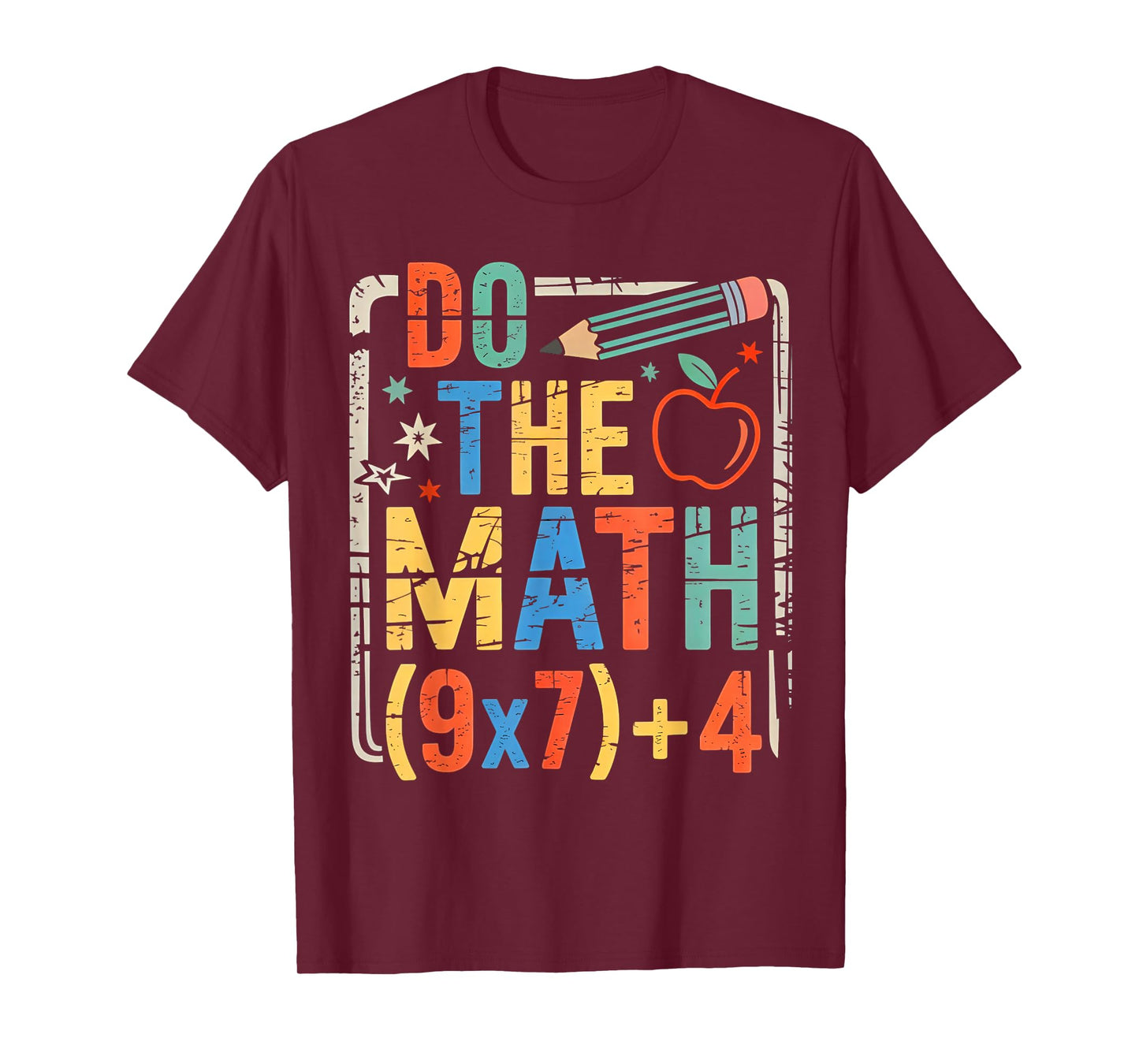 Do The Math 67 Meme Six Seven Teacher T-Shirt