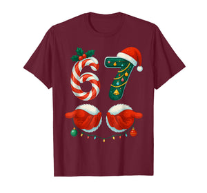 67 Six Seven Couple Pajamas Christmas for Men Women Kids T-Shirt